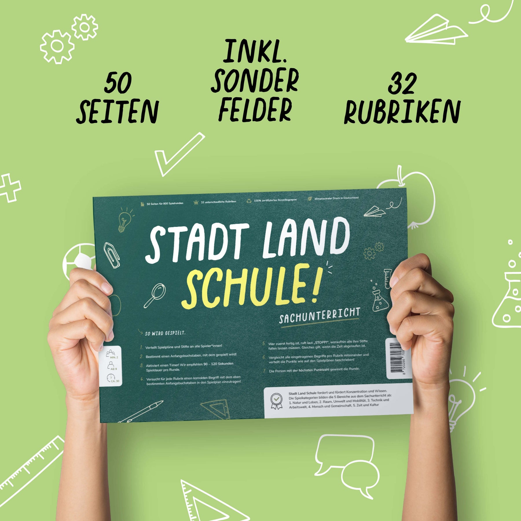 Doppelpack - SCHULE - Stadt Land Fluss für Sachunterricht und Deutschunterricht - Pihu