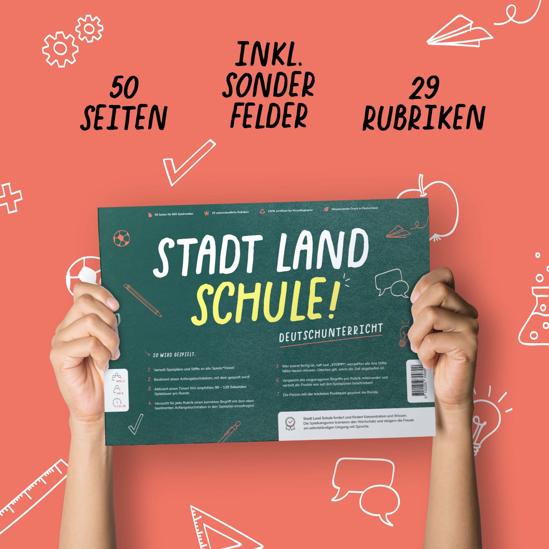 Doppelpack - SCHULE - Stadt Land Fluss für Sachunterricht und Deutschunterricht - Pihu