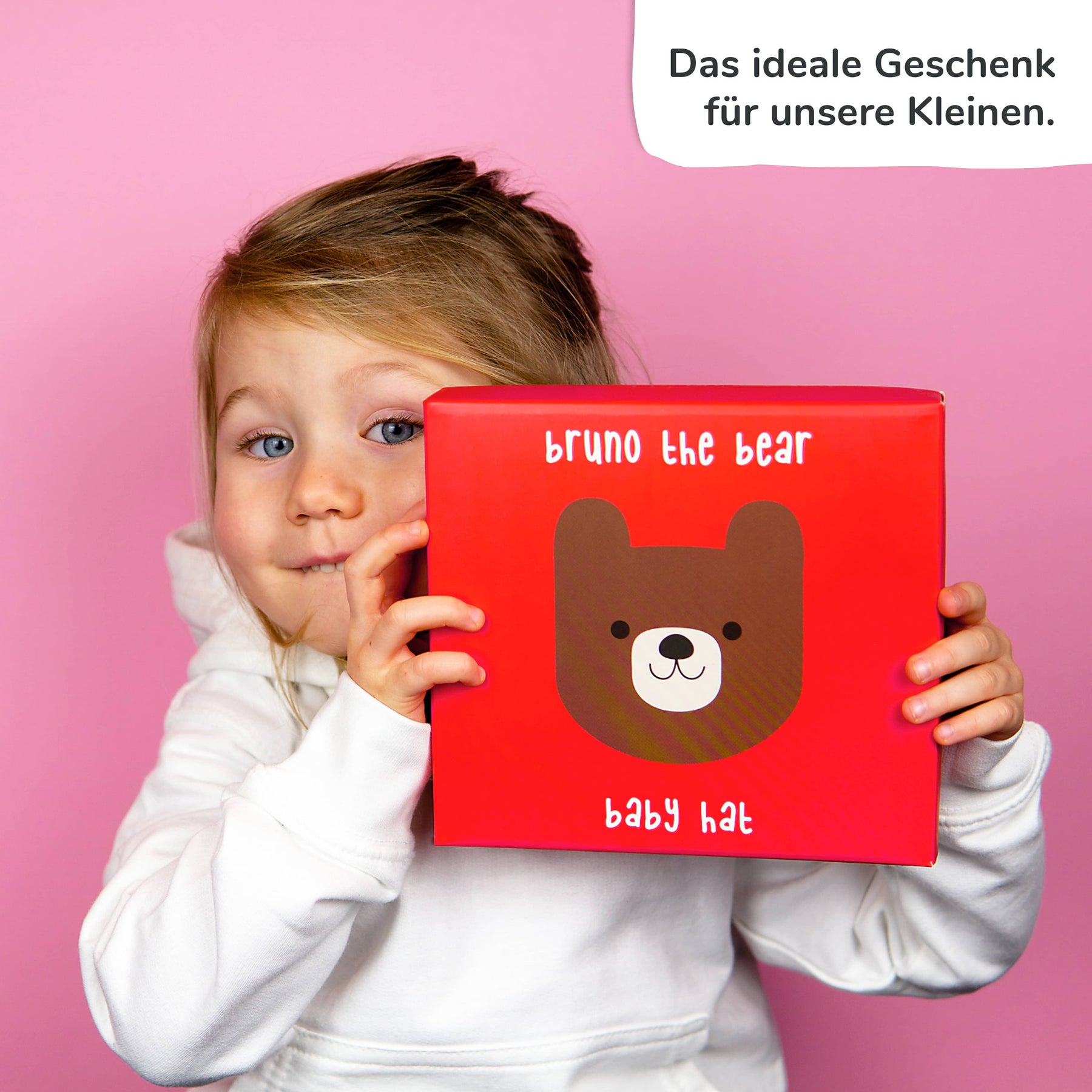 Kindermütze "Bruno Bär" - Pihu