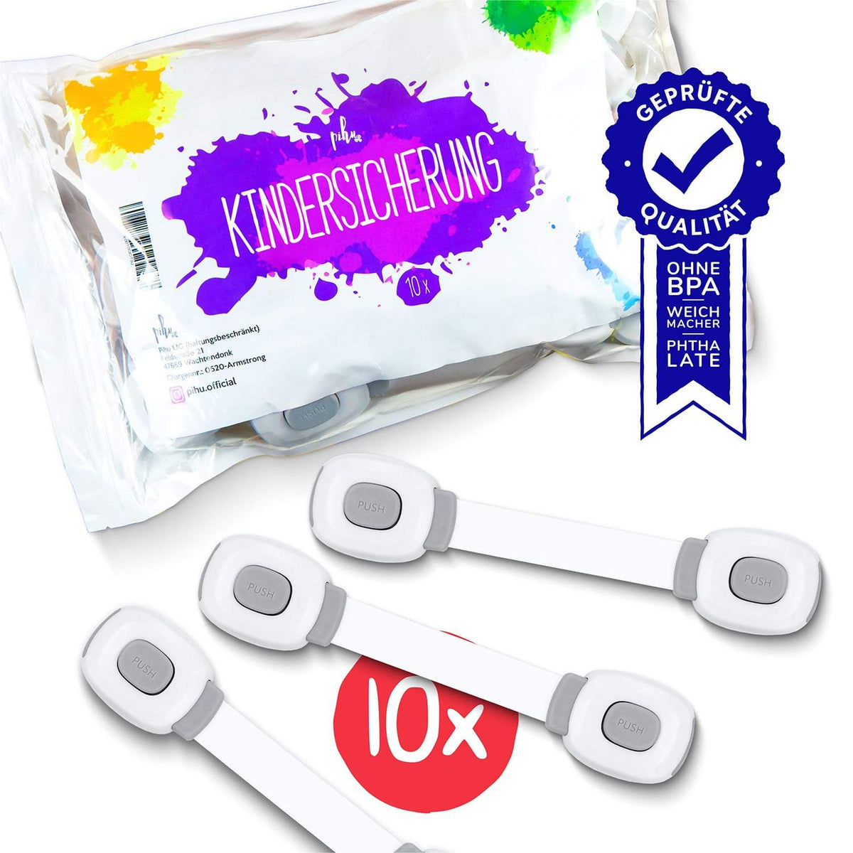 Kindersicherung (10 x) - Pihu