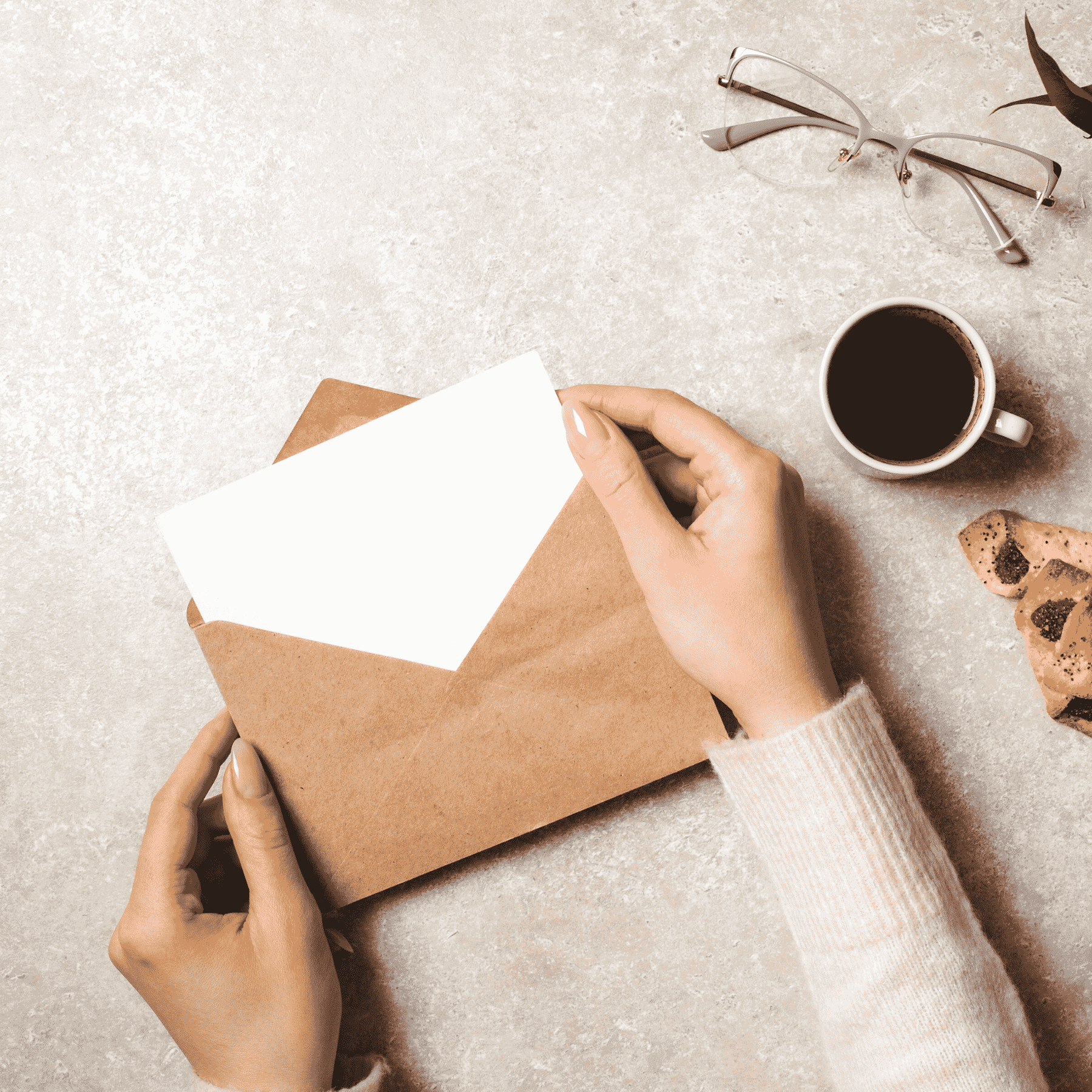 Kraftpapier Umschläge - Briefumschläge aus Recycling Papier - Pihu