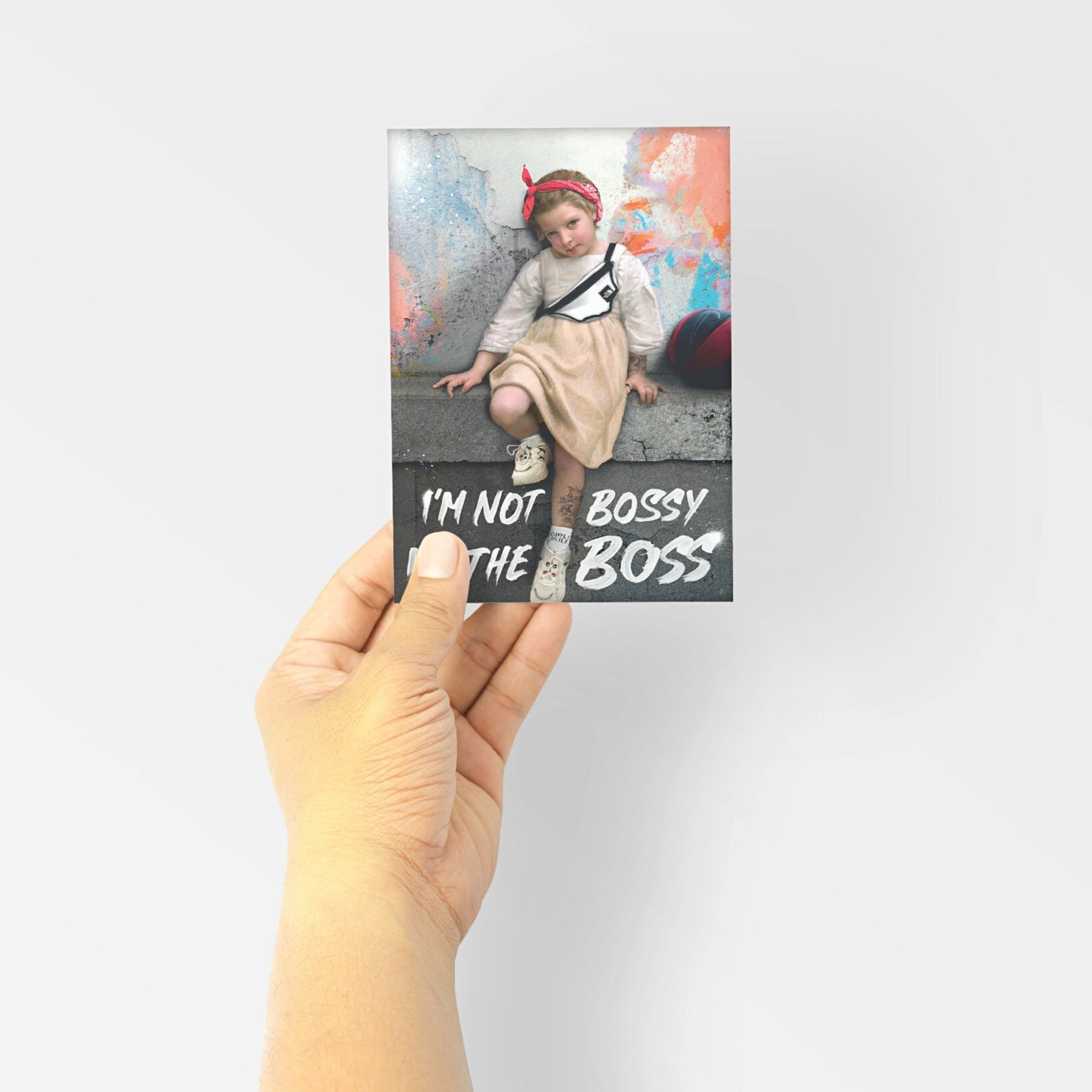 Postkarte - "BOSSY" - Pihu