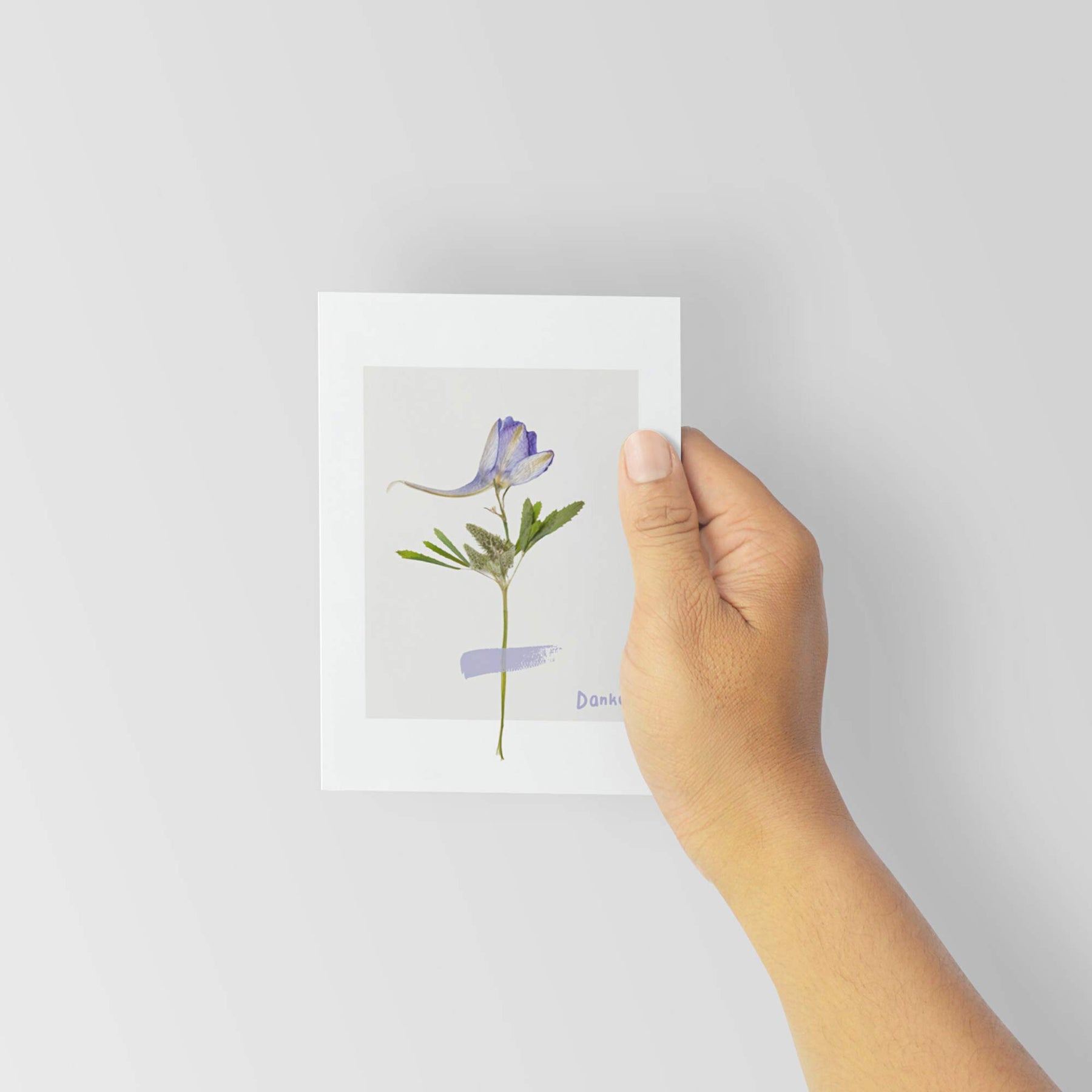 Postkarte - "DANKE 2" - Pihu