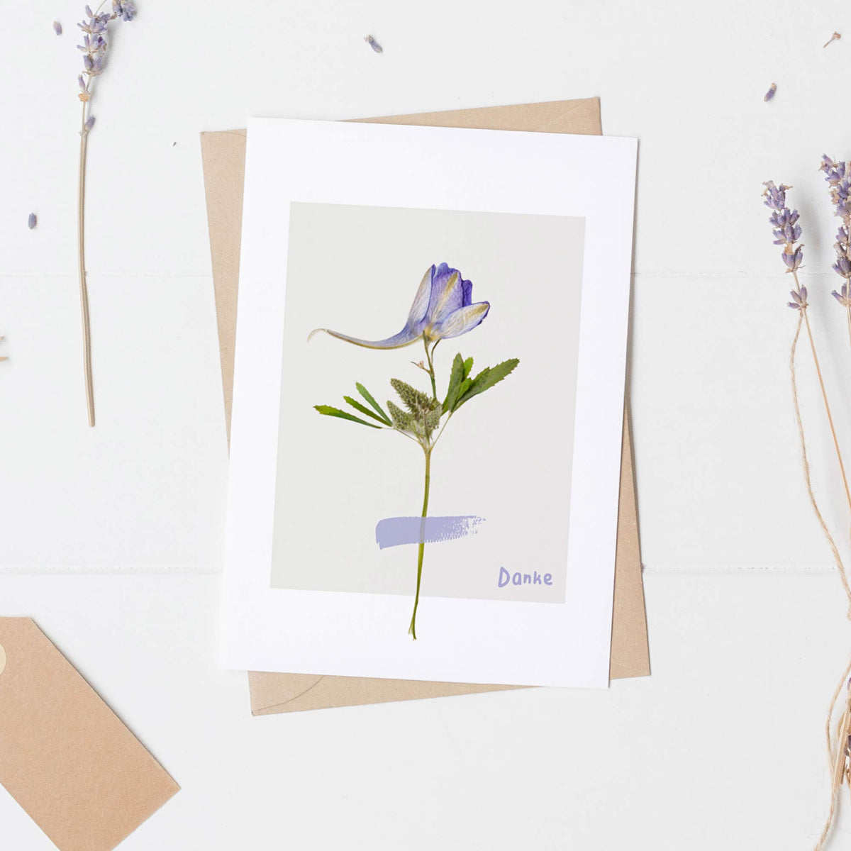 Postkarte - "DANKE 2" - Pihu