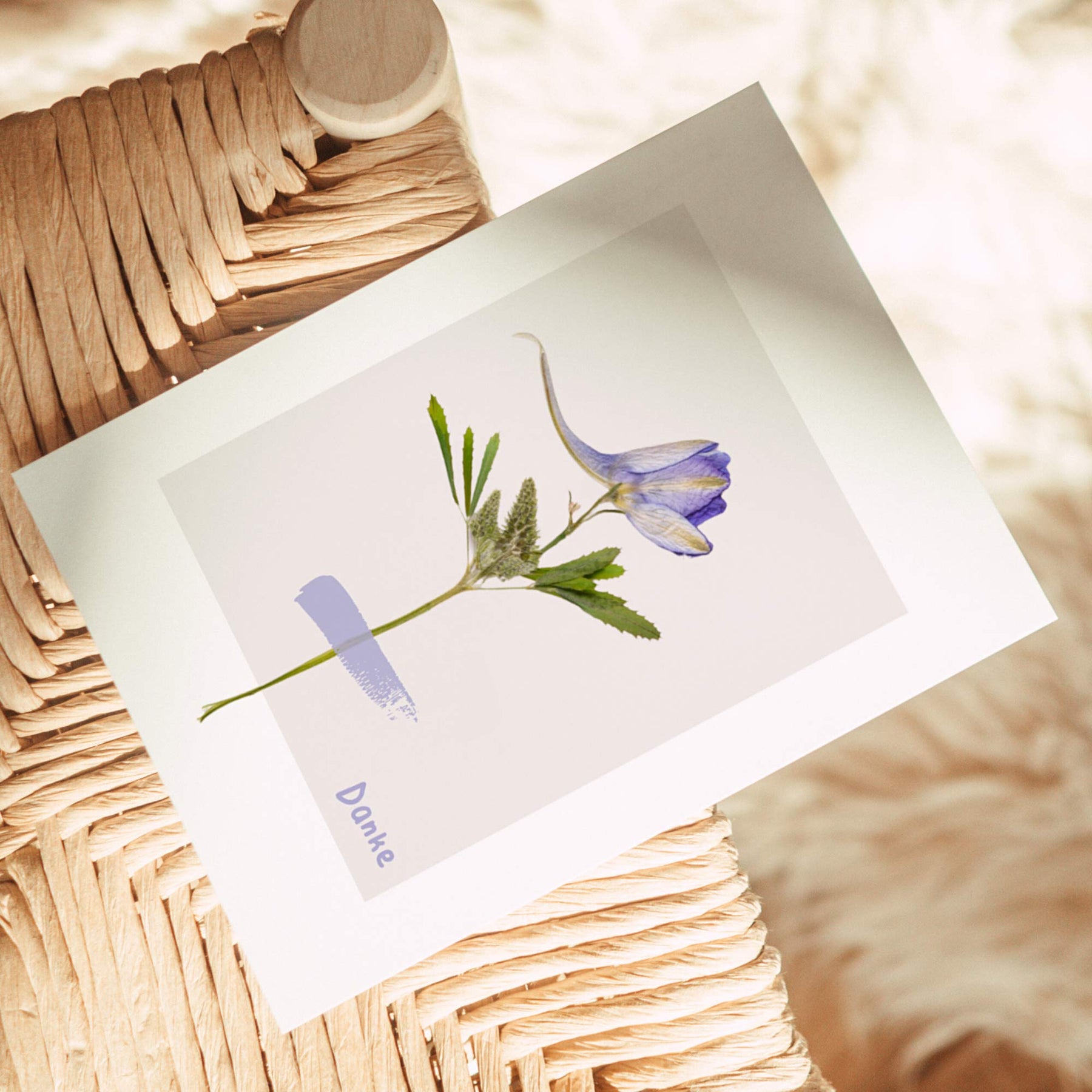 Postkarte - "DANKE 2" - Pihu
