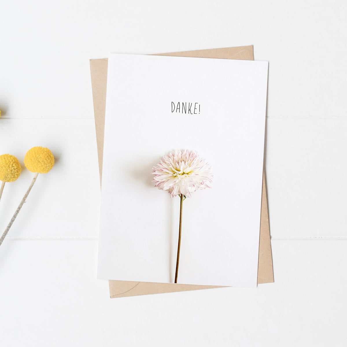 Postkarte - "DANKE" - Pihu