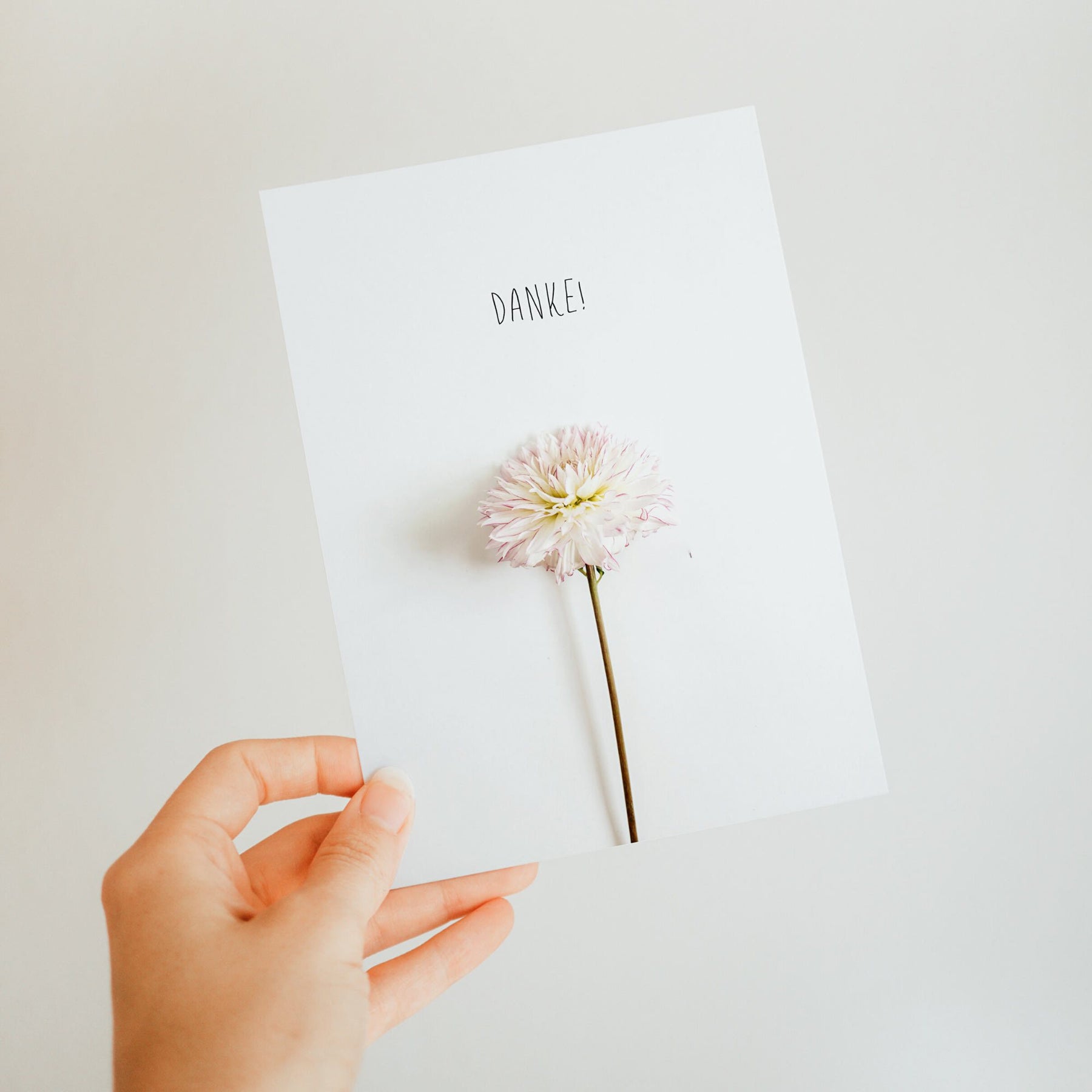 Postkarte - "DANKE" - Pihu