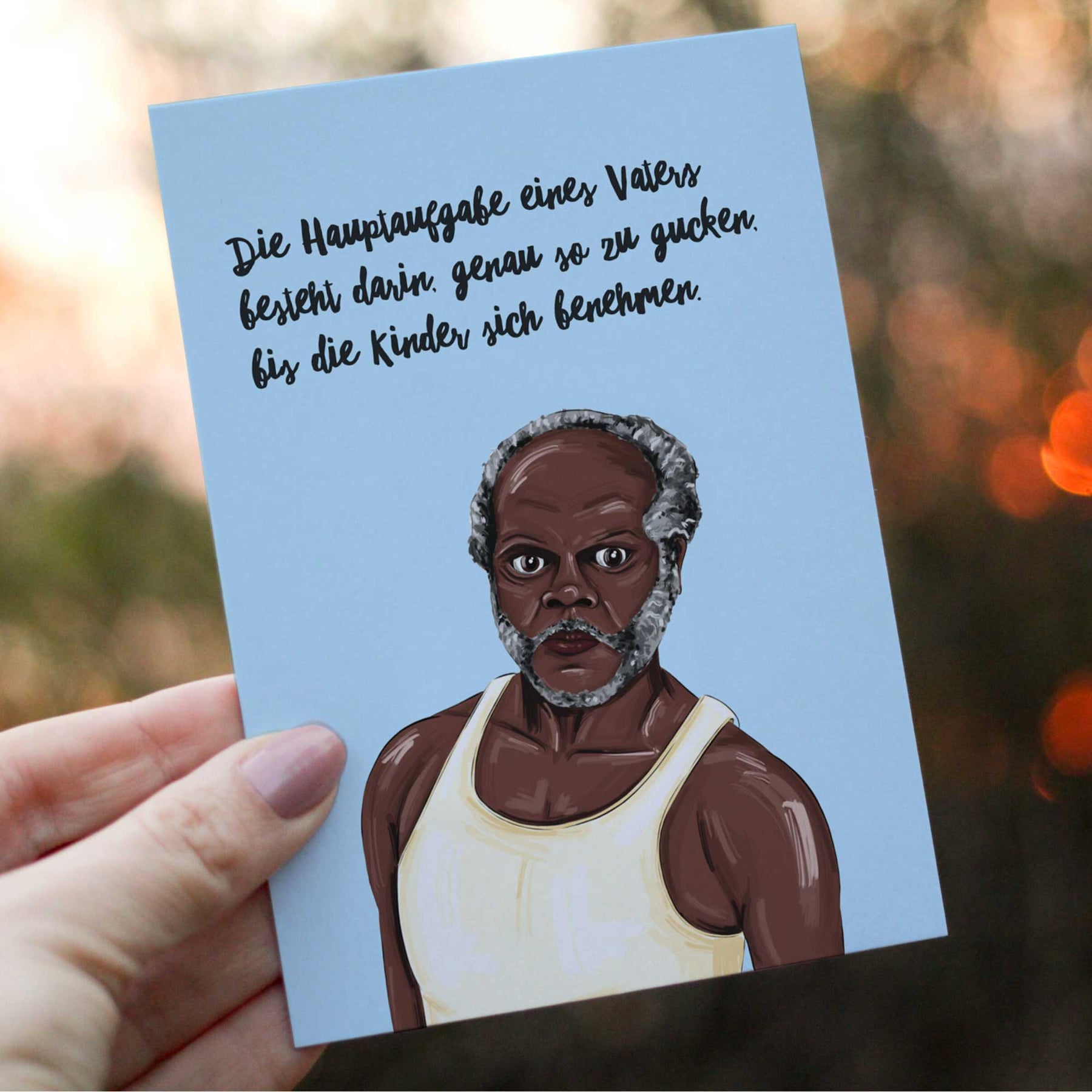 Postkarte - "HAUPTAUFGABE" - Pihu