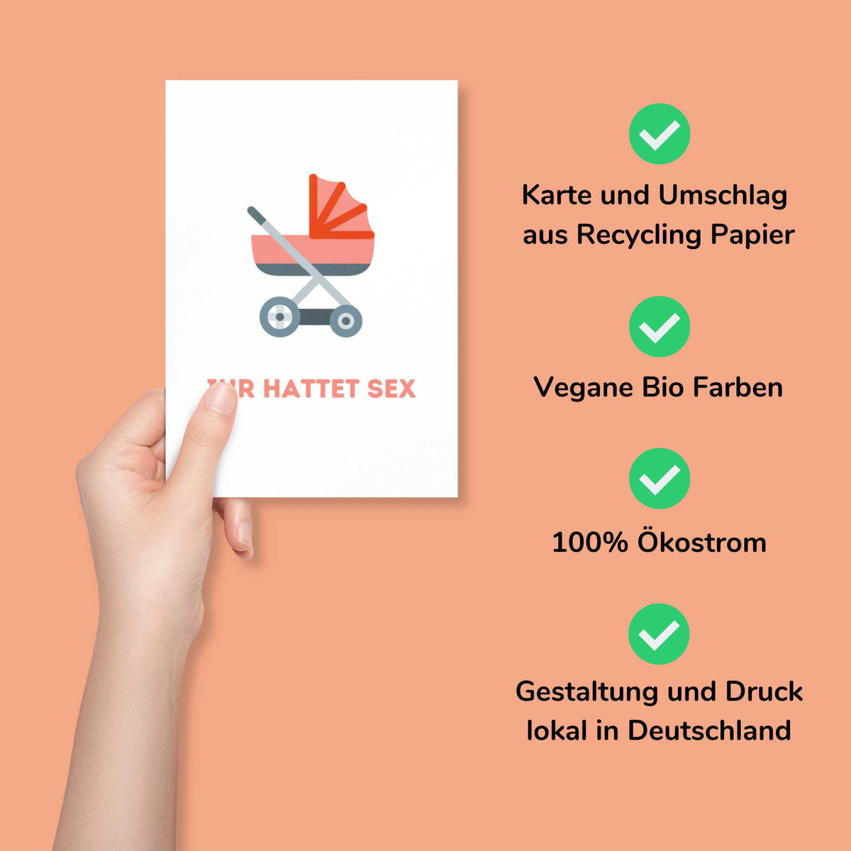 Postkarte - "IHR HATTET SEX" - Pihu