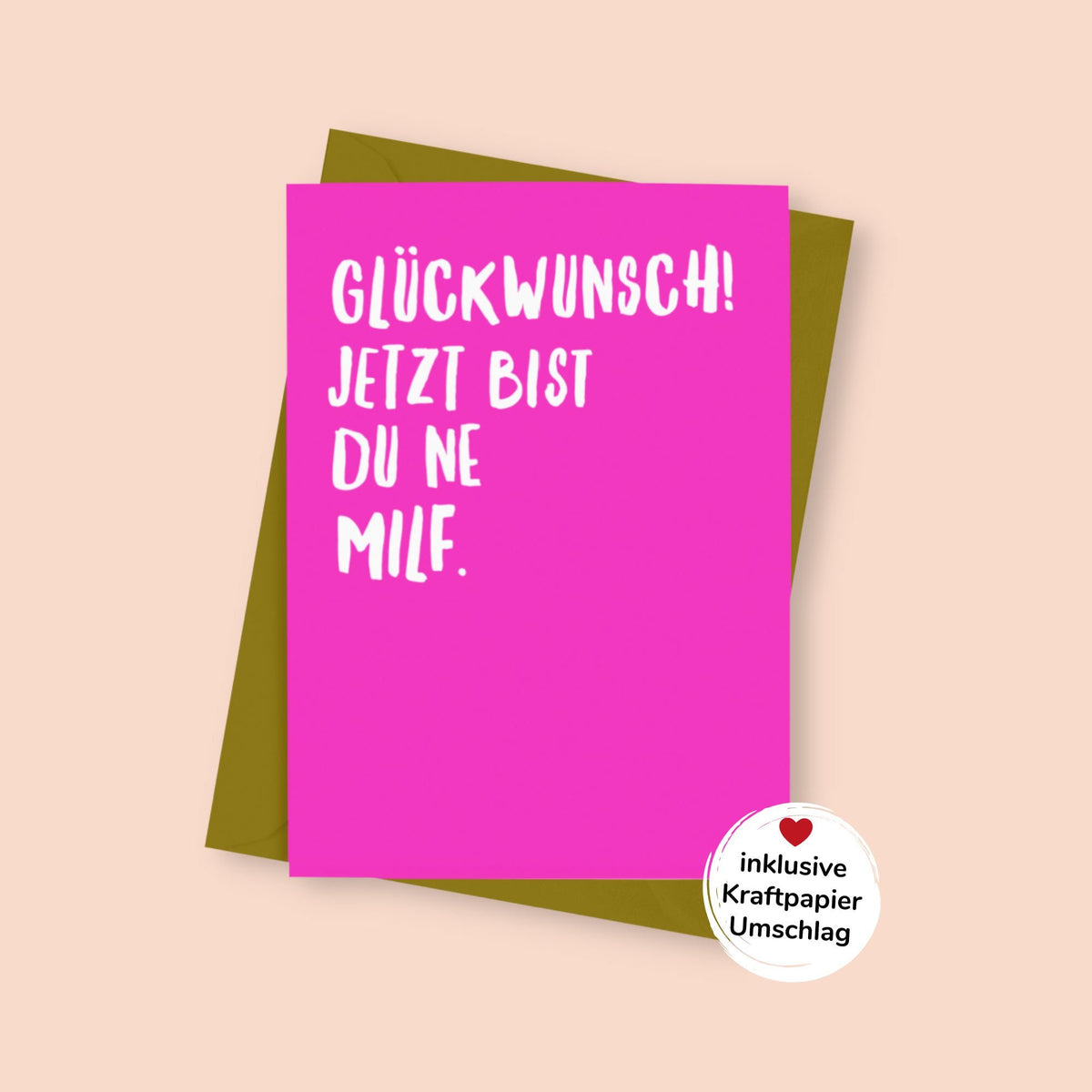 Postkarte - "MILF" - Pihu