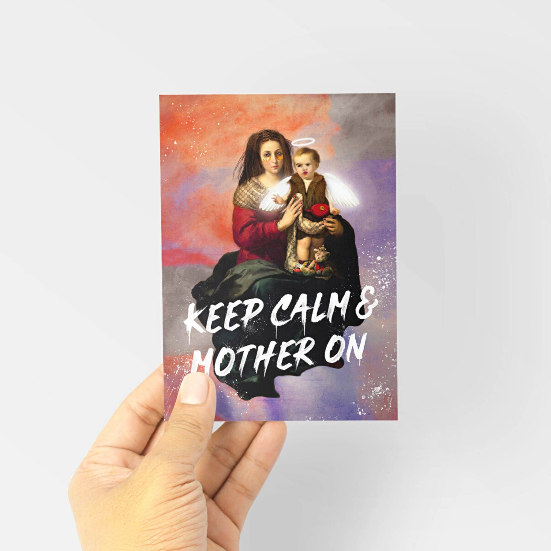 Postkarte - "MOTHER ON" - Pihu