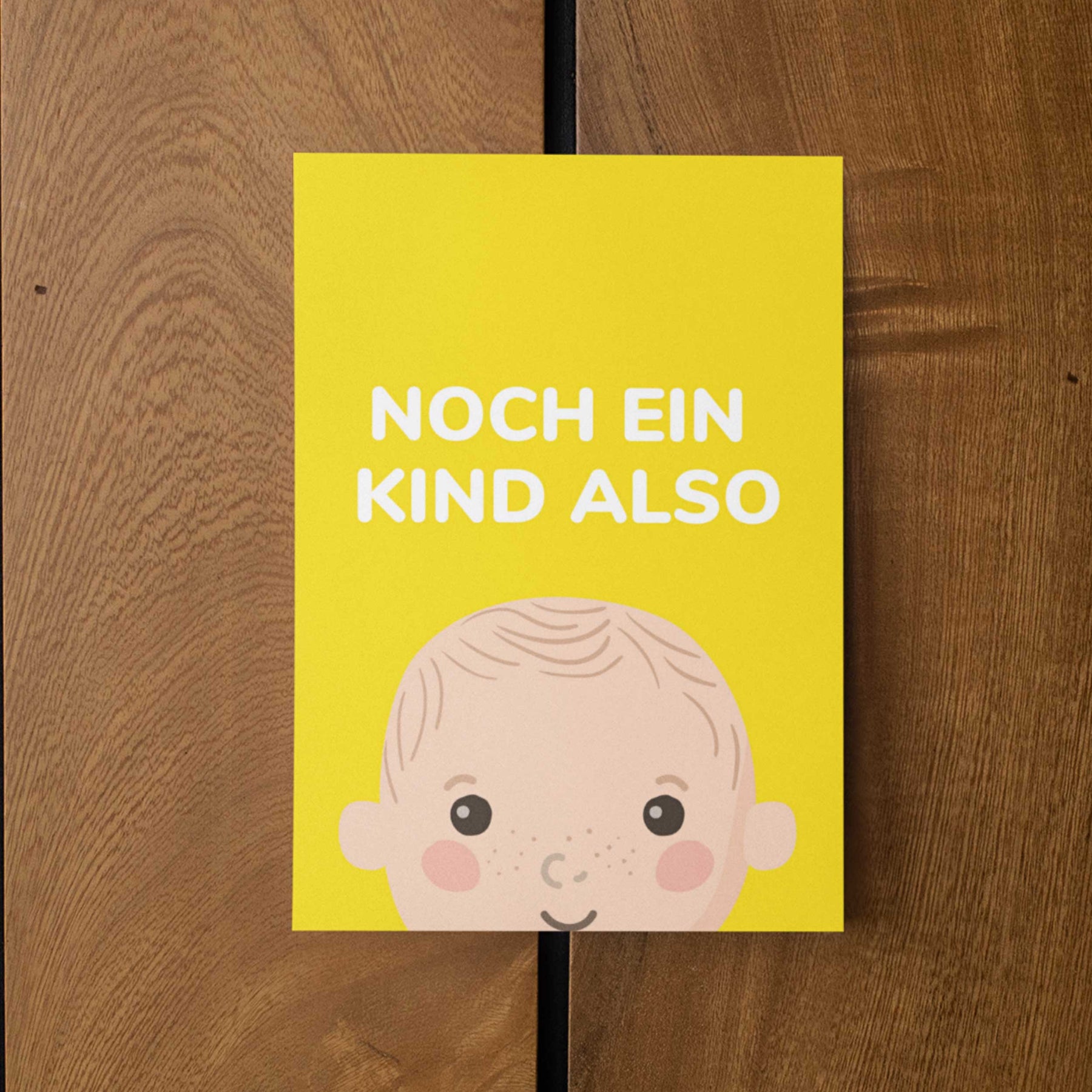 Postkarte - "NOCH EIN KIND" - Pihu