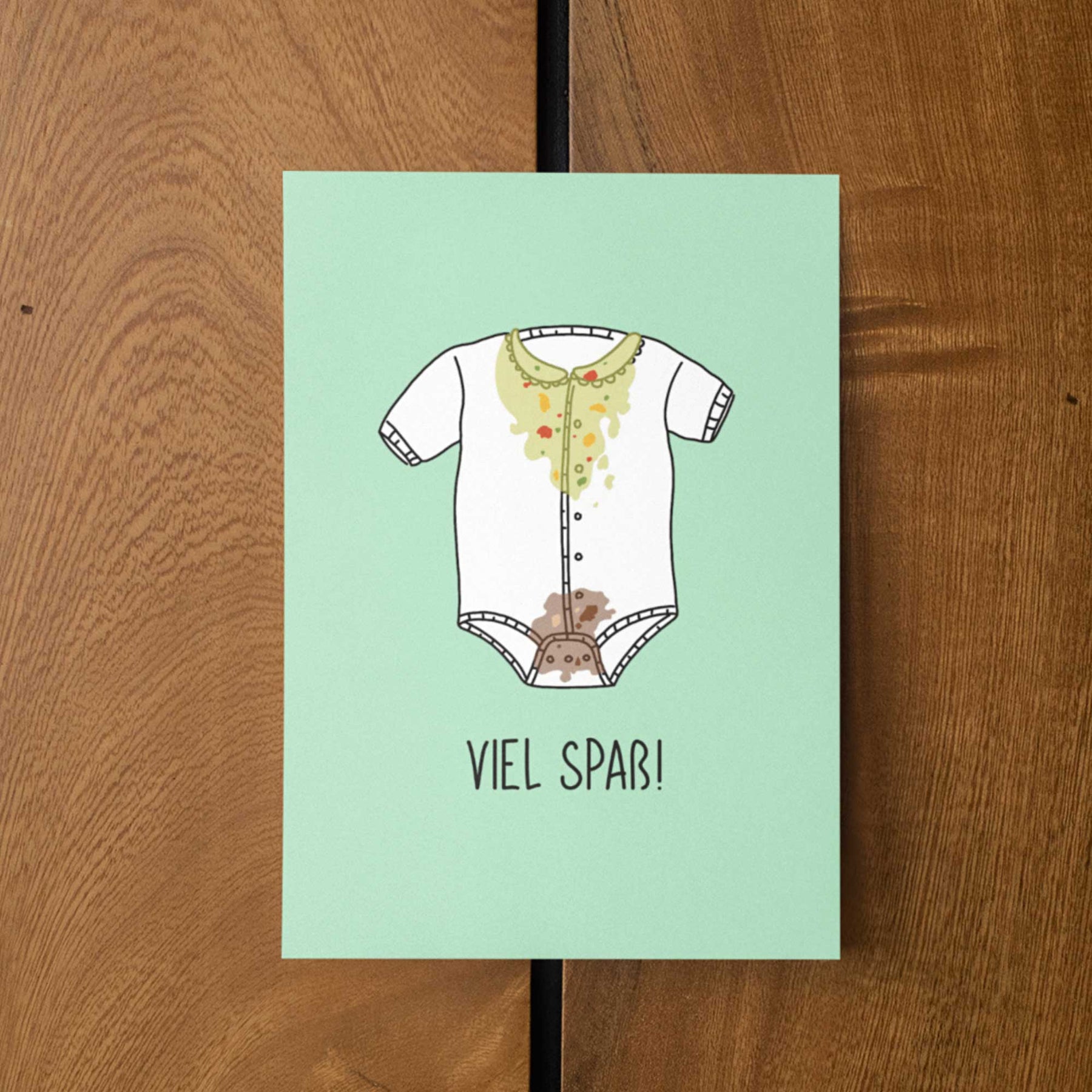 Postkarte - "VIEL SPASS" - Pihu
