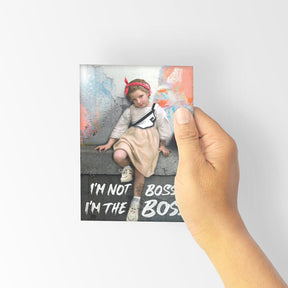 Postkarte - "BOSSY" - Pihu